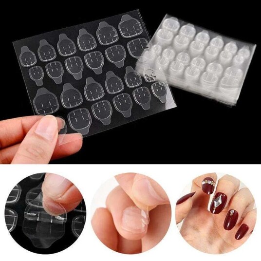 240st Dubbelsidigt False Nail Art Tejplim Nagellim 240st Dubbelsidigt False Nail Art Tejplim Nagellim