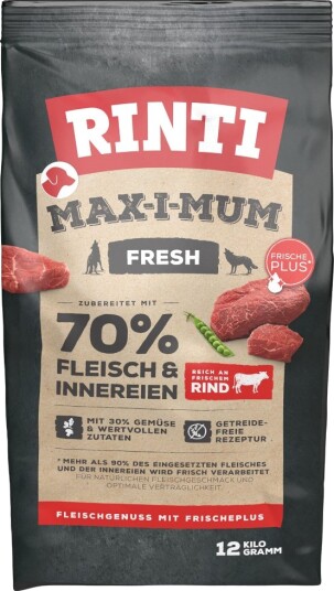 Rinti Max-i-Mum Tørrfôr Storfekjøtt 2x12kg