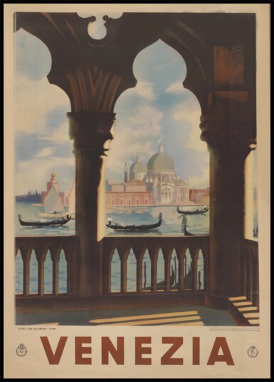 Venice Grand Canal View Plakat / 30x40