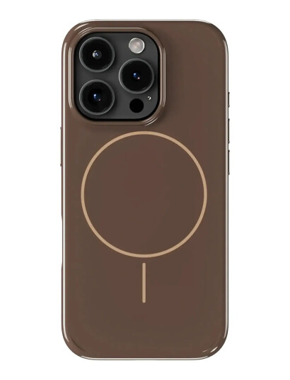 Holdit Mono Case Magsafe iPhone 16 Pro Brown