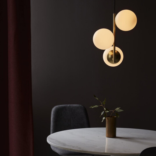 Nordlux Lilly takpendel - Messing/opal