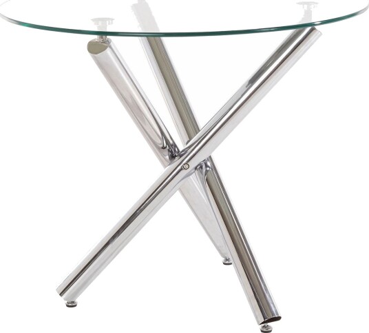 Shadi Spisebord Rundt 90 cm Glass - Transparent Shadi Spisebord Rundt 90 cm Glass - Transparent