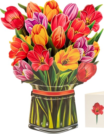Catsson Pop Up-kort Blomster Tulipan PK03531