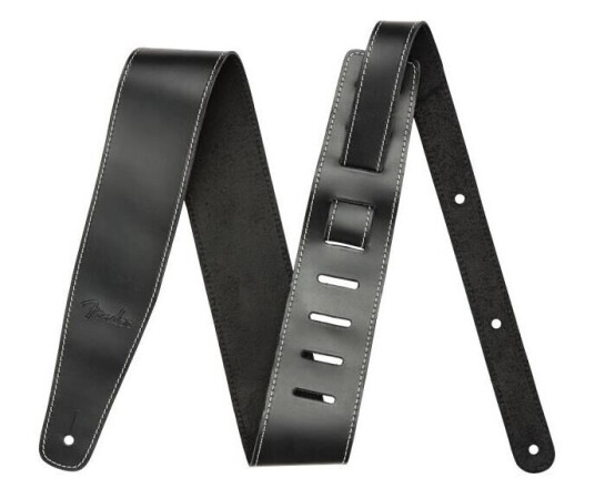 Fender Broken-In Leather StrapBlack 2.5" Fender Broken-In Leather StrapBlack 2.5"