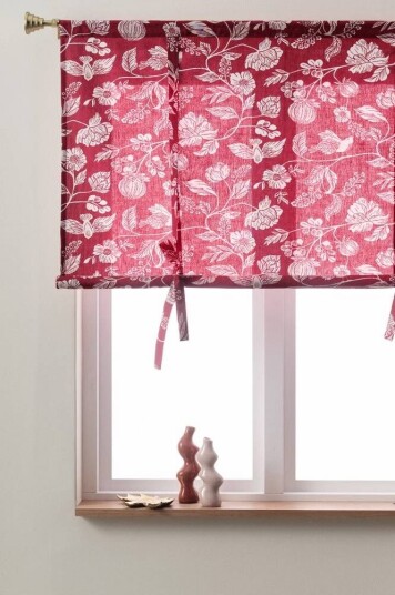 Jotex SERAFINA roll up-gardin Rød 1711437-01-0 1686793-02-140