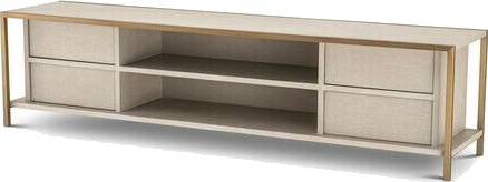 Wilmot mediabenk washed oak