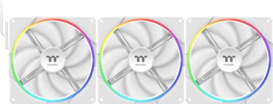 Thermaltake TS140 EX RGB 140mm Kabinettvifte 3-pakning Hvit Thermaltake TS140 EX RGB 140mm Kabinettvifte 3-pakning Hvit