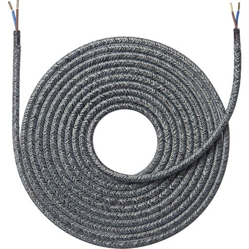 Nielsen Light 4m Melert Grå Stoffledning 2x0,75 mm² Nielsen Light 4m Melert Grå Stoffledning 2x0,75 mm²