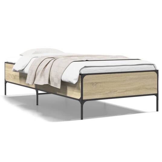  Sengeramme sonoma eik 75x190 cm konstruert tre og metall 8721012985186