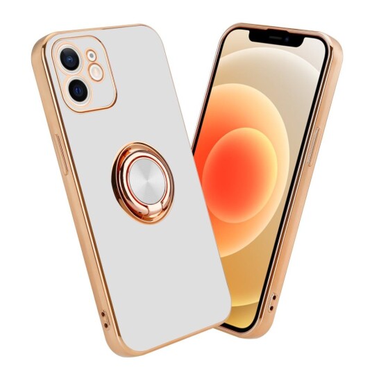 Cadorabo Deksel Til Apple Iphone 11 Med Ring Etui Av Fleksibel Tpu-Silikon, Med Kamerabeskyttelse Magnetisk Bilholder Cadorabo Deksel Til Apple Iphone 11 Med Ring Etui Av Fleksibel Tpu-Silikon, Med Kamerabeskyttelse Magnetisk Bilholder