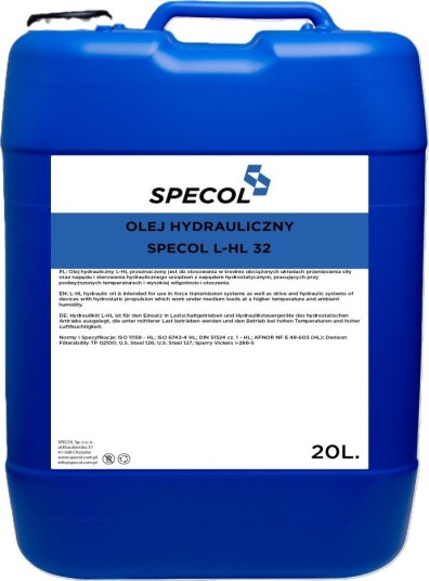 SPECOL 102395 Hydraulikkolje
