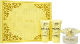 Versace Yellow Diamond Gavesett 50ml EDT + 50ml Shower Gel + 50ml Body Lotion