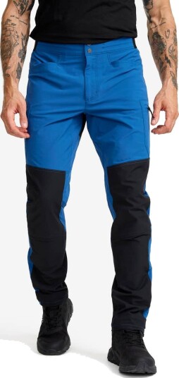 Revolutionrace Surmount Pro Hiking Stretch Pants Herre True Blue/Black S Turbukse & Fritidsbukse