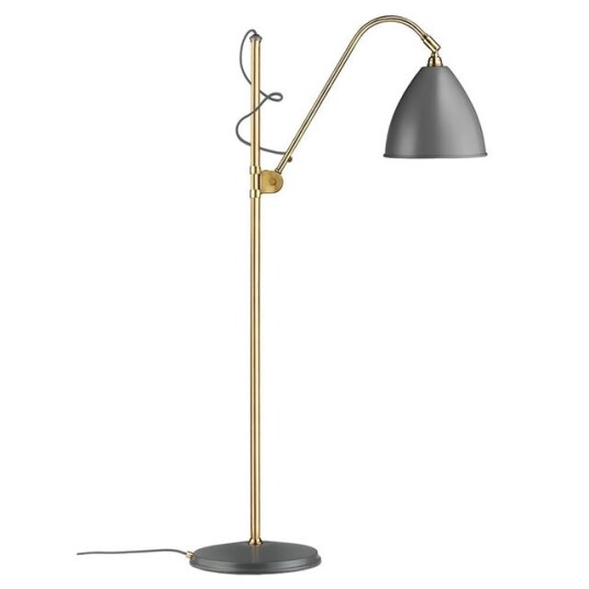 Bestlite BL3M Gulvlampe Grå & Messing Bestlite BL3M Gulvlampe Grå & Messing