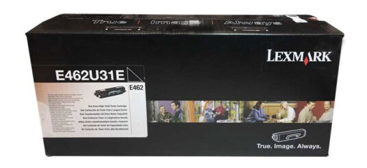 Lexmark E 462 BK Corporate Toner - E462U31E Original - Svart 18000 sider