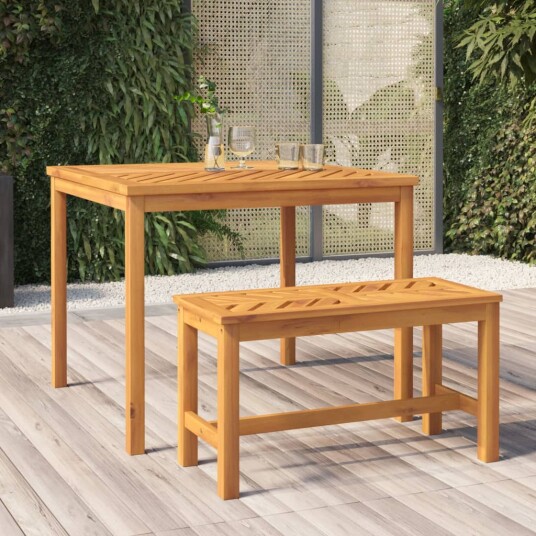 vidaXL Hagespisebord 90x90x74 cm heltre akasie vidaXL Hagespisebord 90x90x74 cm heltre akasie