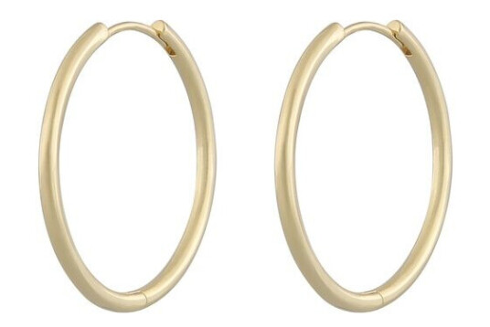 Snö Of Sweden Amsterdam Small Earring Plain Gold 30mm