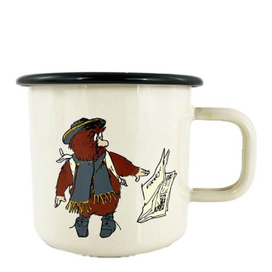Flåklypa  Emaljekopp  37 cl ludvig beige