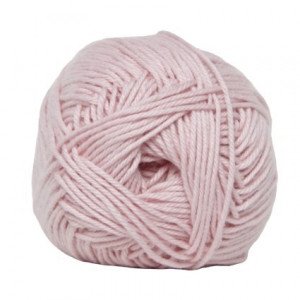 Hjertegarn Cotton nr. 8 Garn 4951 Støvet Rosa