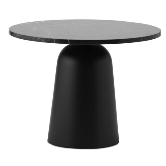 Normann Copenhagen Turn justerbart bord Ø55 cm Sort marmor