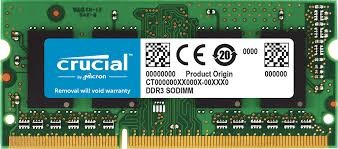 Crucial DDR3L SO-DIMM 8GB 1600MHz CL11 CT102464BF160B.M16FDD