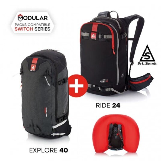 Arva Airbag Switch Extreme Bundle 24+40L skredsekksystem, m/ 24L og 40L sekkerom Arva Airbag Switch Extreme Bundle 24+40L skredsekksystem, m/ 24L og 40L sekkerom