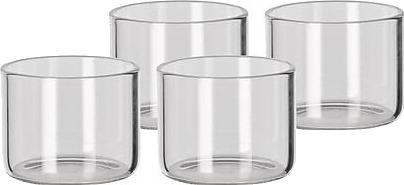 Blomsterbergs dessertglass d8x6cm 4stk borosilikatglass