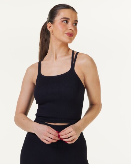 Bumpro Perfect Rib Croptop Blackout - S