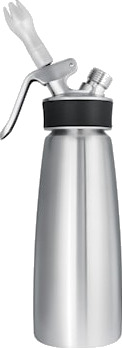 Cream Profi Whip Sifon 0,5 l Rustfritt stål / Svart