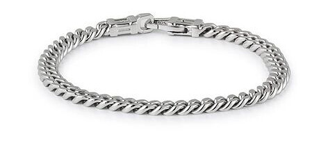 Tom Wood Curb Bracelet L Silver