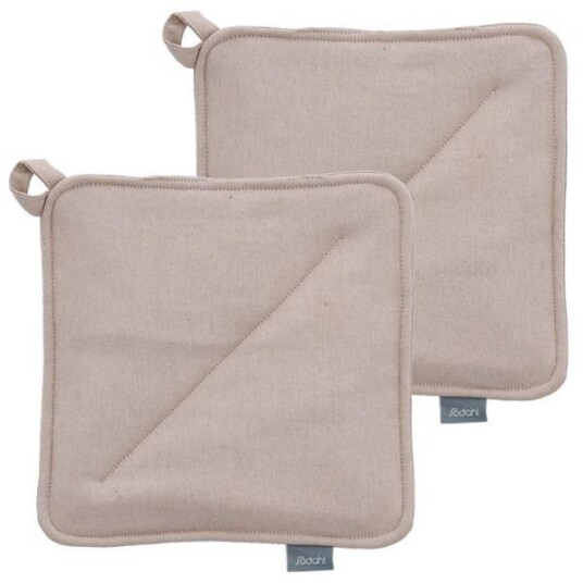 Södahl Soft Kitchen grytelapper 20x20 cm 2 stk beige