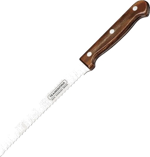 Tramontina Brødkniv 18 cm mørkebrun Tramontina Brødkniv 18 cm mørkebrun
