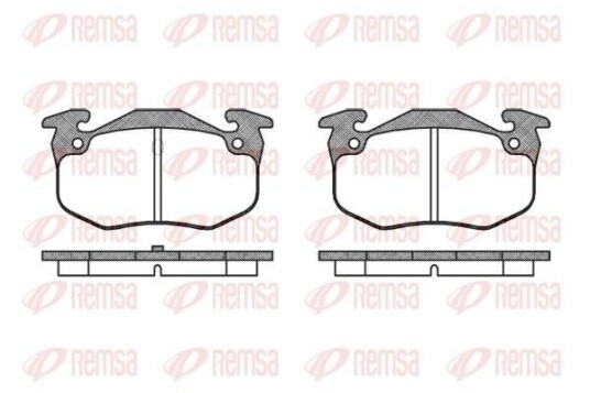 Bremseklosser REMSA 0144.50 Bremseklosser REMSA 0144.50