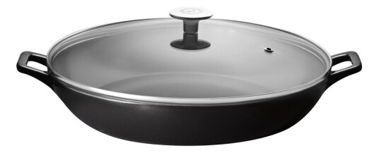 Anders Petter Stenfors buffetgryte med glasslokk 3L svart Anders Petter Stenfors buffetgryte med glasslokk 3L svart