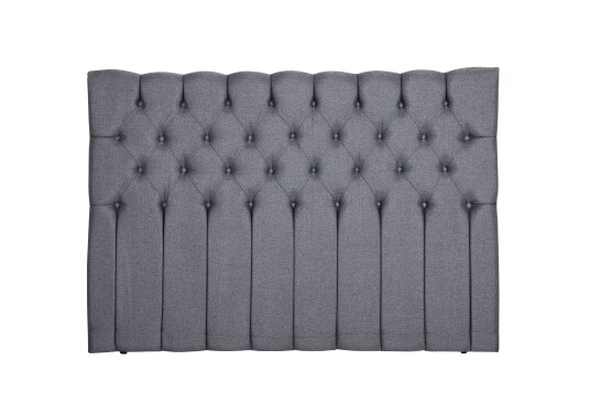 Venture Design Särna sengegavl Mørkegrå 160 x 125 cm Grå
