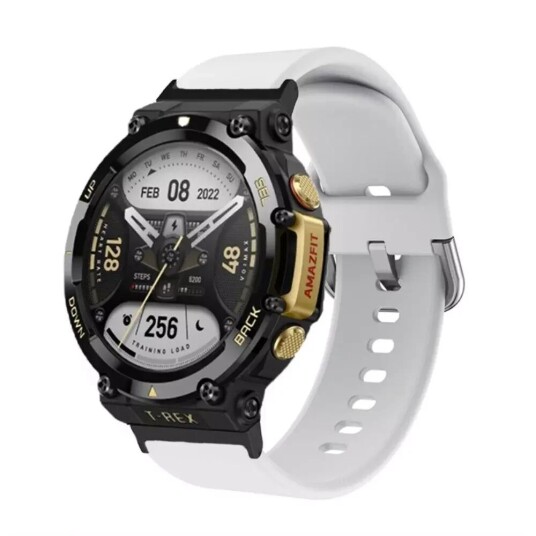 INCOVER Silikonstropp til Huami Amazfit T-Rex 2 - Hvit