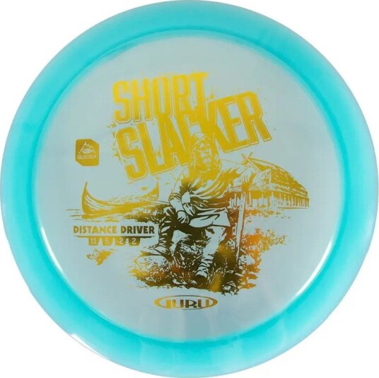Guru Disc Golf Glacier Line Driver Short Slacker Blue One size Guru Disc Golf Glacier Line Driver Short Slacker Blue One size