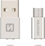 Swissten 71522303, 2 M, Usb A, Micro-Usb B, 0,48 Gbit/S, Sølv