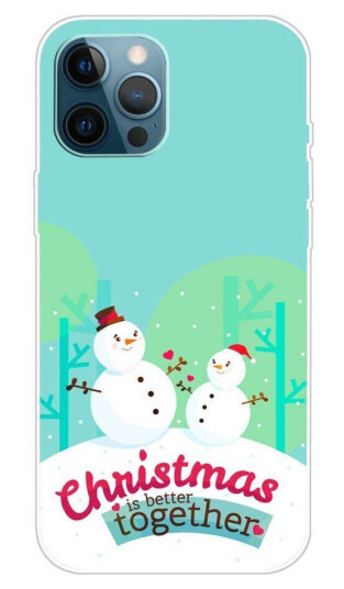 INCOVER iPhone 14 Pro TPU Plast Jul Deksel - Snømenn