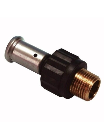 Henco straight male iron adapter 50 mm x 112