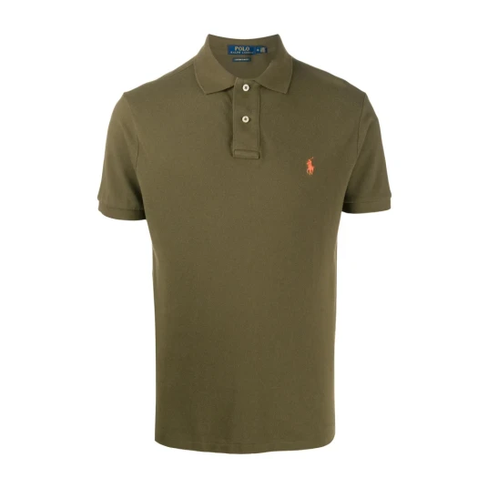 Polo Ralph Lauren Custom Slim Fit Polo Canopy Olive Polo Ralph Lauren Custom Slim Fit Polo Canopy Olive