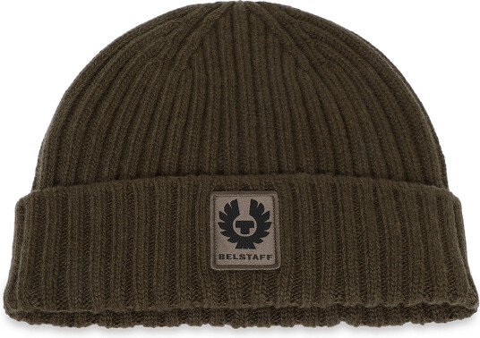Belstaff Watch Beanie Hat Dark Ink   Khaki green   ONE SIZE