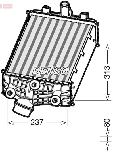 Intercooler DENSO DIT28001