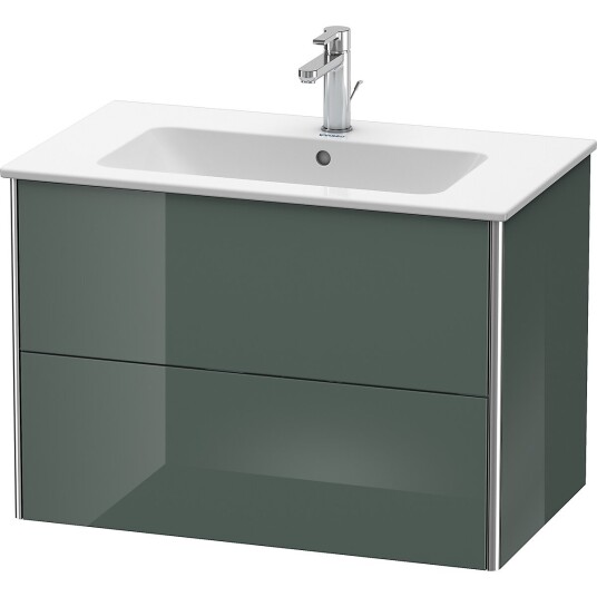 Duravit Xsquare Servantskap m/2 skuffer 810x560x478 mm Dolomittgrå Høyglans