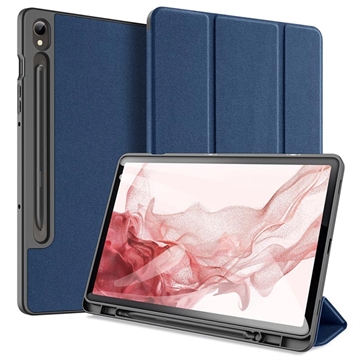 Dux Ducis Samsung Galaxy Tab S9  Domo Tri Fold Smart Folio etui Blå