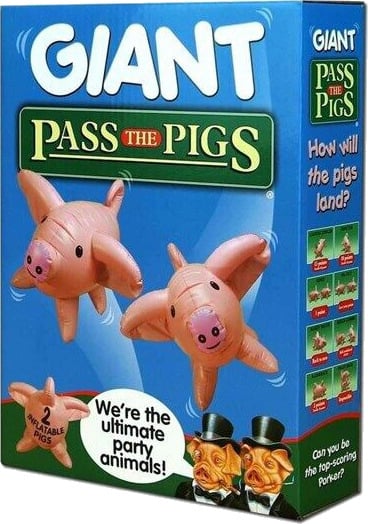 Winning Moves Giant Pass the Pigs Inflatable Dice Game English Winning Moves Giant Pass the Pigs Inflatable Dice Game English