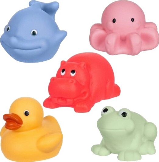 Tullo Tullo Dyreslip/Figurer Til Bad 5 Stk Uten Hull Tullo Tullo Dyreslip/Figurer Til Bad 5 Stk Uten Hull