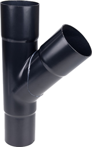 Plastgrenrør Ø110x75mm 60° svart