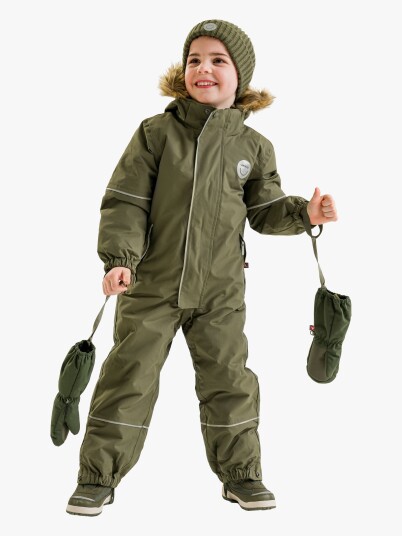 Viking Play Vinterdress Olive 128 Viking Play Vinterdress Olive 128