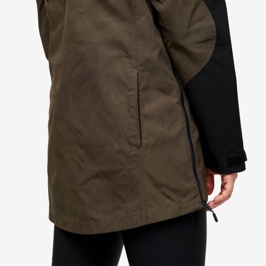 Skalljakke , Turjakke & Vindjakke , Outdoor Anorak Dame Mud , Størrelse: L